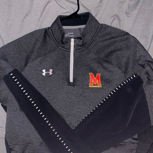 University of Maryland Black quarter zip